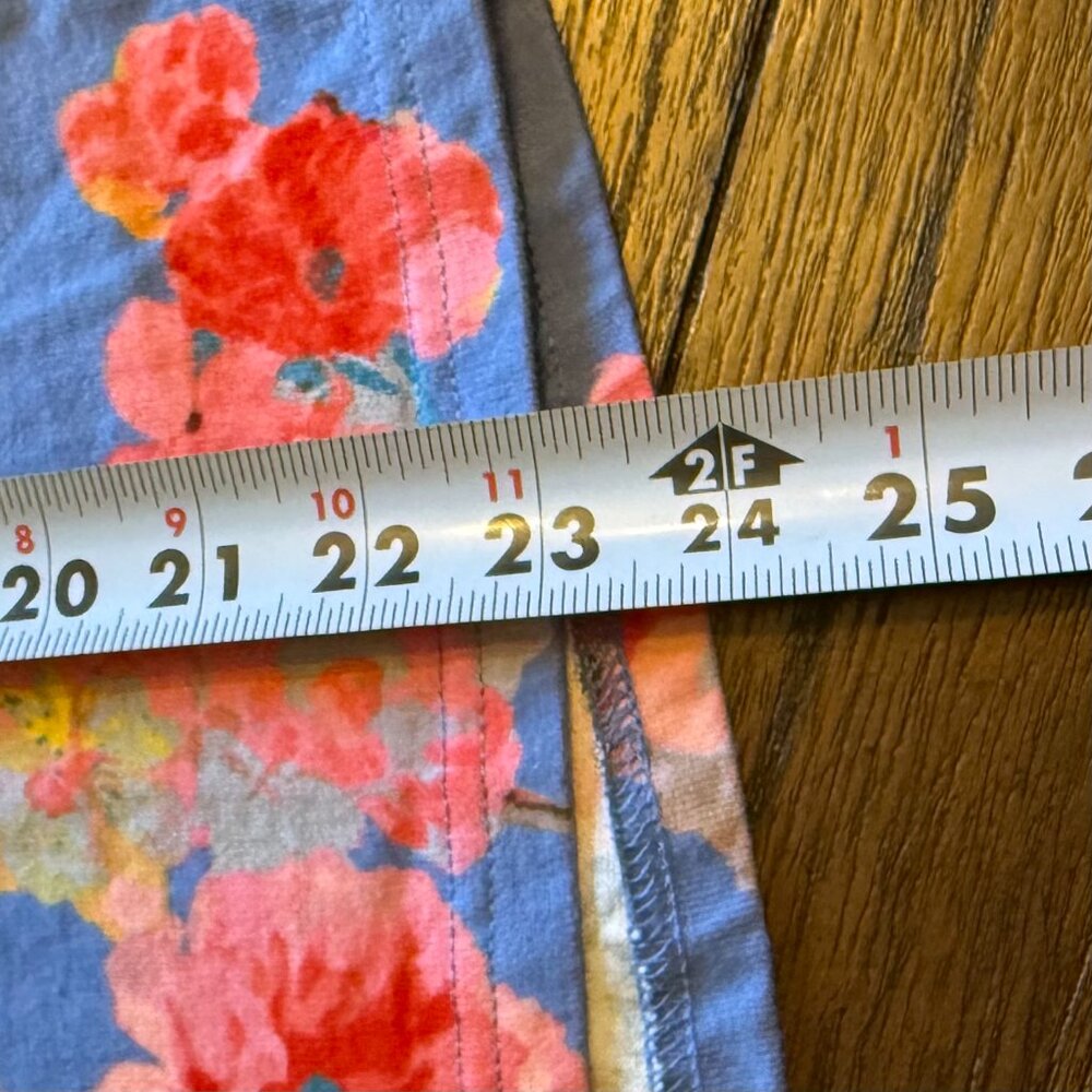 Joules Harbour Print Blue Floral Jersey Top British 100% Cotton US 2 / UK 6 - Picture 10 of 12